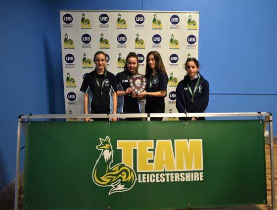 The Market Bosworth School Retain Team Leicestershire Table Tennis Title!